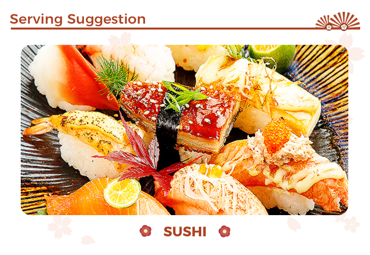 Serving Suggestion - Sushi Vinegar Serviervorschlag: Sushi-Essig