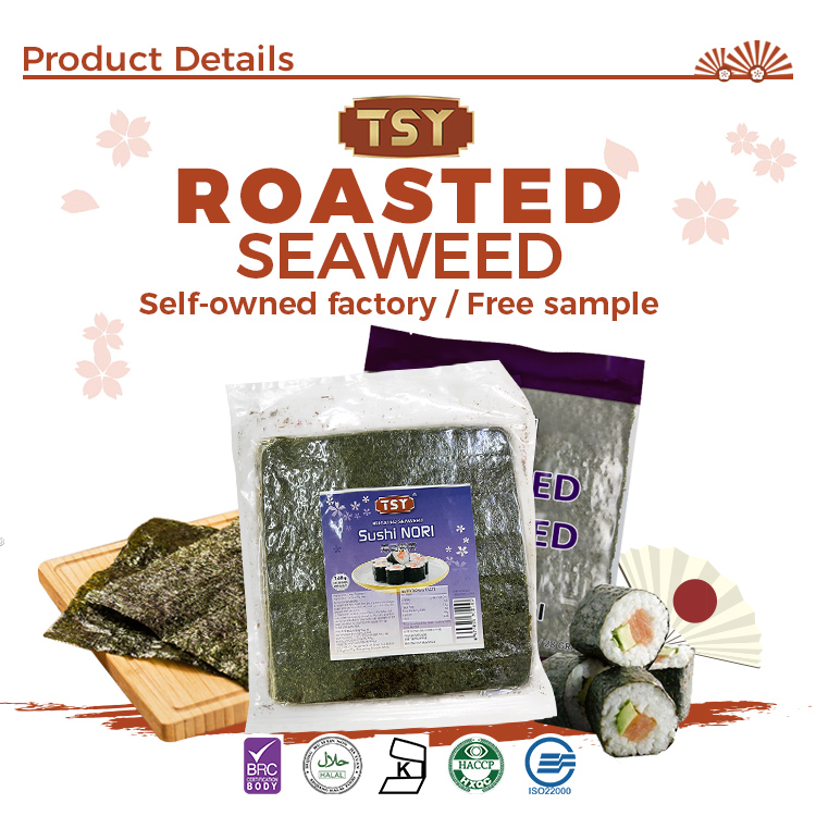 Seaweed Nori Specifications Seetang -Nori -Spezifikationen