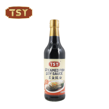 Produkthersteller 500 ml Eintauchung Familiengröße Flasche Nicht-Gentechnik Dampfte Fisch Sojasauce