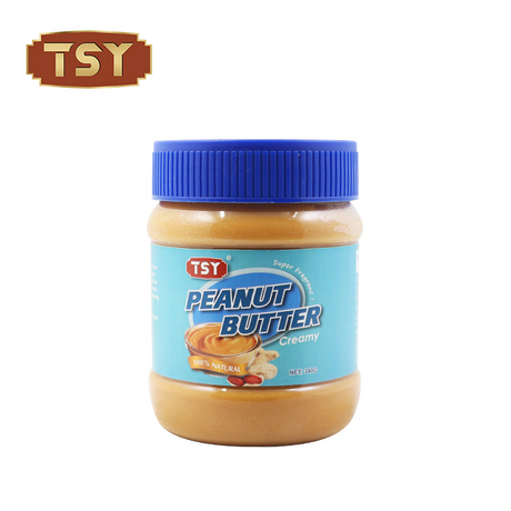 Heißer Verkauf 340g Flaschen natürliche Erdnussbutter für Sandwichkekse