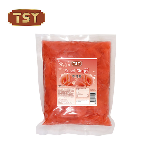 340g Flasche Japanische Sashimi eingelegtes saures rotes Sushi -Ingwer eingelegt