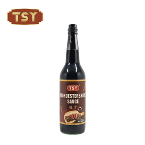 625 ml Glasflasche im Restaurant-Stil mit glutenfreier Worcestershire-Sauce