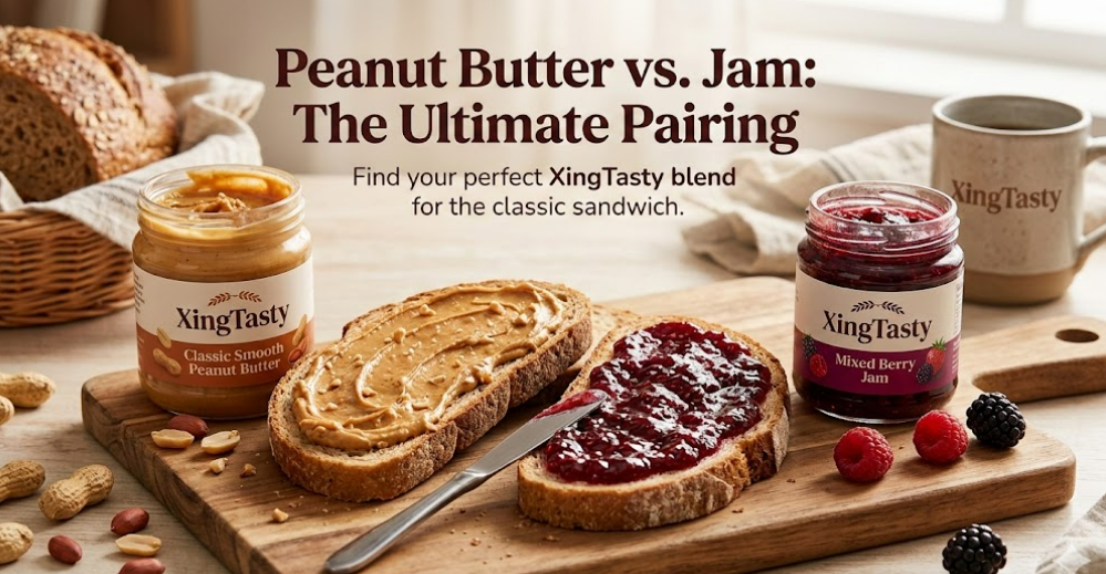 Was ist der Unterschied zwischen Erdnussbutter und Marmelade?