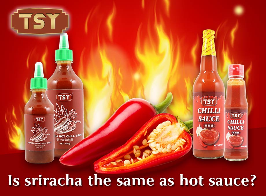 Ist Sriracha die gleiche wie heiße Sauce