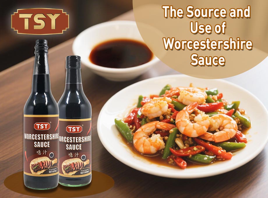 Die Quelle und Verwendung von Worcestershire -Sauce