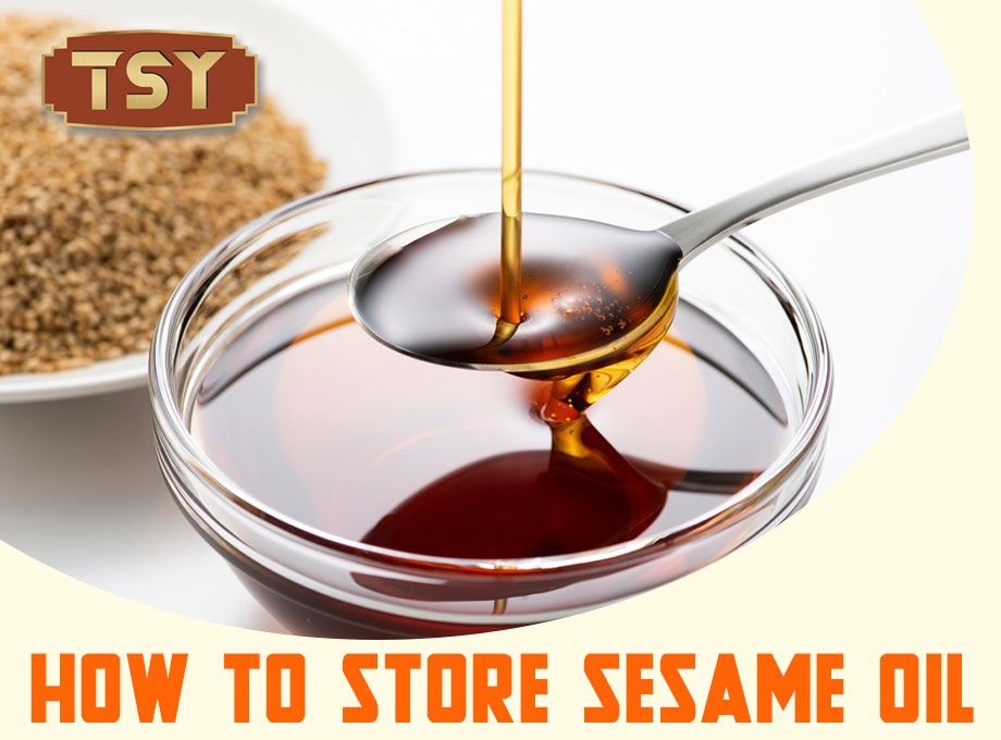 So lagern Sie Sesamöl