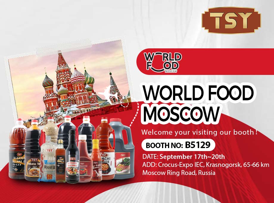 TSY Food lädt Sie herzlich ein, an der World Food Moskau teilzunehmen