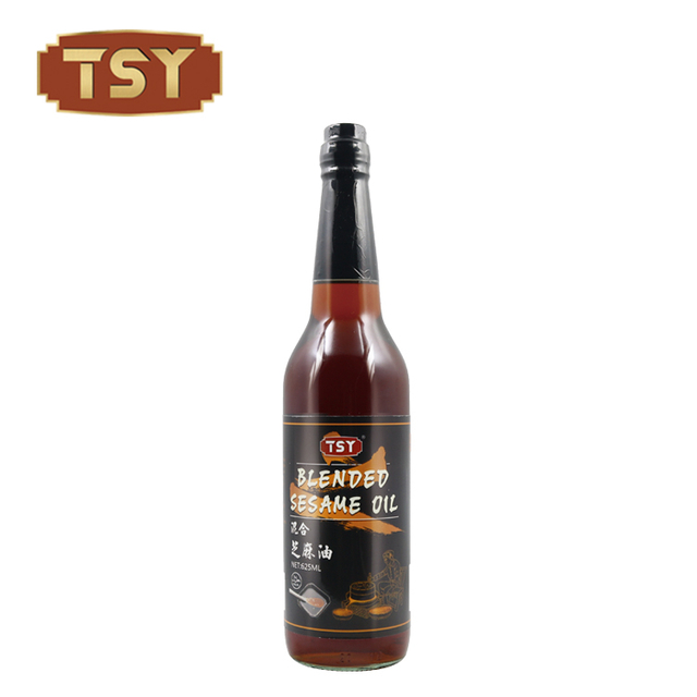 Erschwingliches reines schwarzes Sesamöl in normaler Größe zum Anbraten