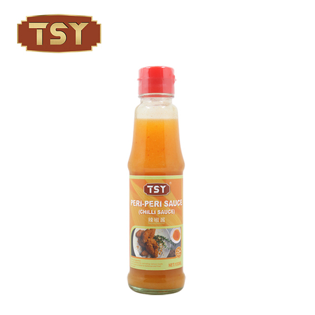 150 ml Glasflasche Gelbe Chili-Peri-Peri-Hot-Sauce