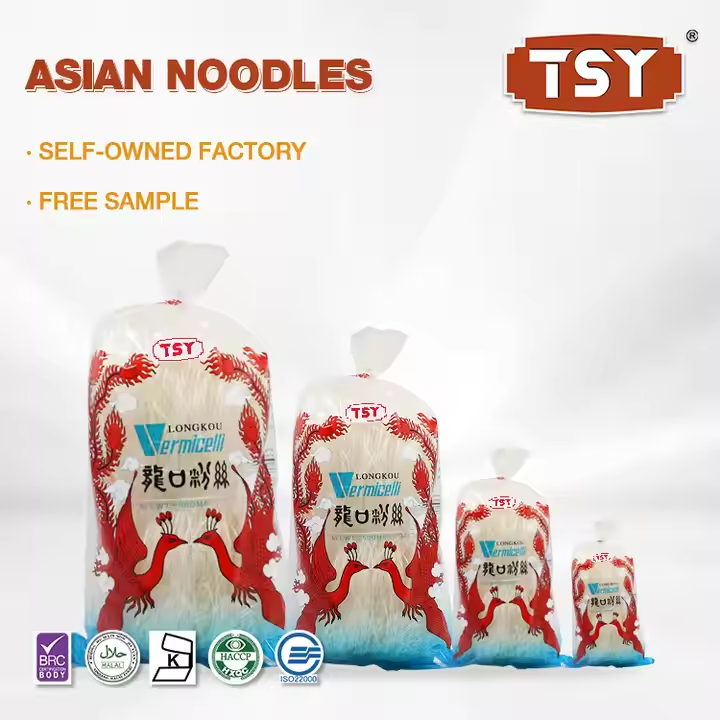 Gebratene Nudeln mit gebratenem Vermicelli