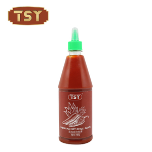 Heißer Verkauf Quetschflasche mit Thai-Geschmack, roter Pfeffer, Sriracha-Chili-Sauce zum Braten